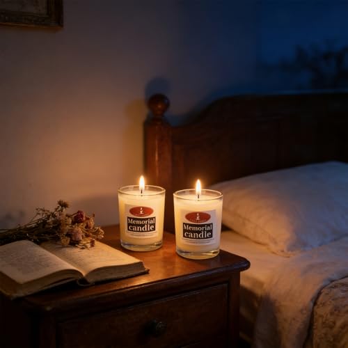 Natural Soy Wax Yahrzeit Memorial Candles (6 Pack) – Hand-Poured, Bereavement Gifts for Jewish Sympathy & Remembrance