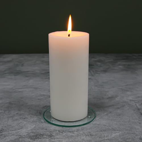 Richland® 3" X 6" Hand Poured White Pillar Candle - color: White, size: 3" x 6"