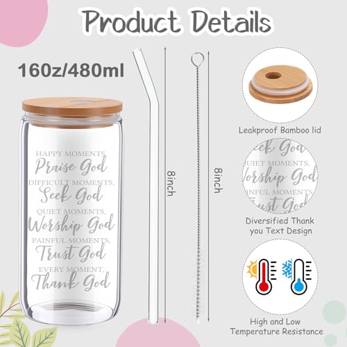 Shinylin 7 Pcs Christian Gift Set for Women Biblical Gifts Women Inspirational Presents Xmas Party Suit - color: Black