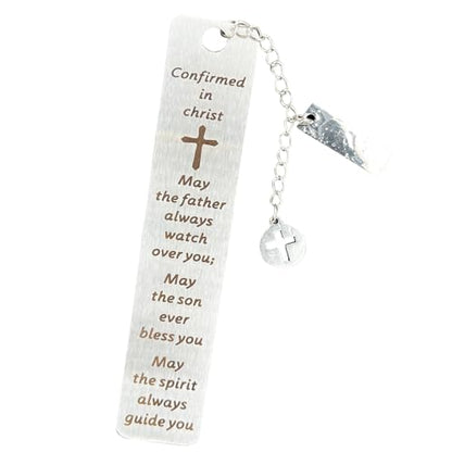 Bible Bookmarks Book Markers, Metal Christian Bookmark Gift Accessories (Confirmed in Christ) - style: Confirmed in Christ