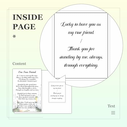 Personalized Thank You Cards with Envelopes, Thank You Card for Friends - color: DXI#036