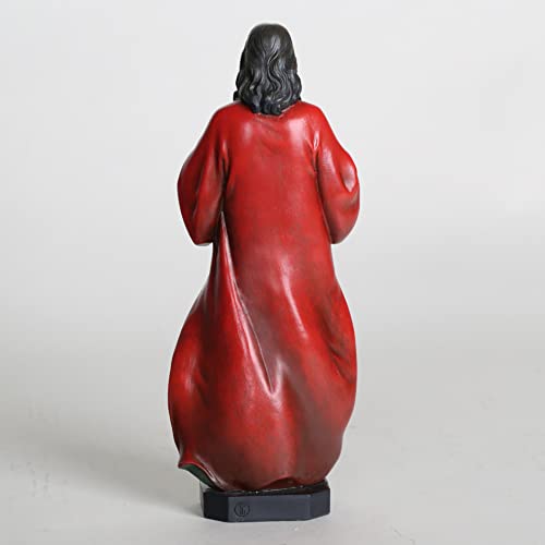 BC Catholic Sacred Heart of Jesus Statue 10" H Jesus Christ Art Sculpture - size: 10 inches H