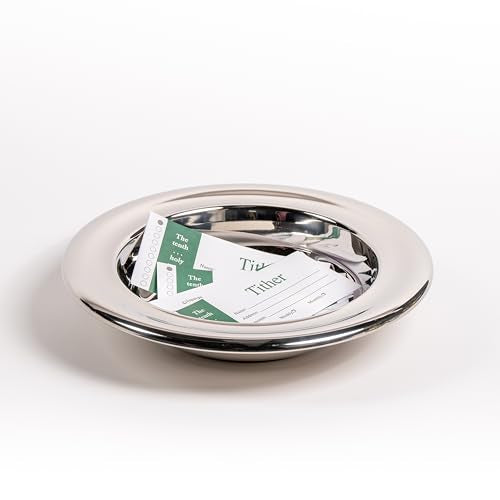 Broadman RemembranceWare Offering Plate, Silver with Green Felt