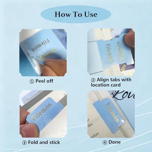 Vorscrin-Laminated Bible Tabs for Women and Men, Gold Foil Lettering Design, Reposition and Large Print Stickers, Bible Study Supplies, 90 Chapters Labels for Easy Navigation (Spanish Sky Blue) - color: Spanish Sky Blue