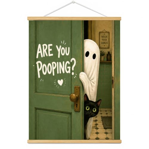 Set of 3 Canvas Wall Art Framed Farmhouse Bible Verses Decor Sign Christian Faith Scripture for Home Living Room Bedroom (ARE YOU POOPING-C, 16" L x 12" W) - color: ARE YOU POOPING-C, size: 16"L x 12"W