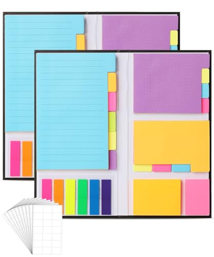 Mr. Pen- Sticky Notes Set, 2 Sets, 820 Pack, Ruled - color: Vibrant, size: 2 Sets