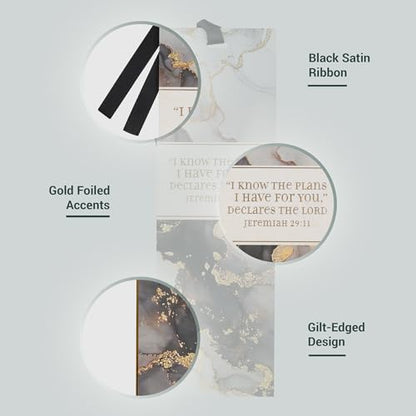 Christian Art Gifts Marble Swirl Cardstock Bookmark: I Know The Plans - style: The Plans