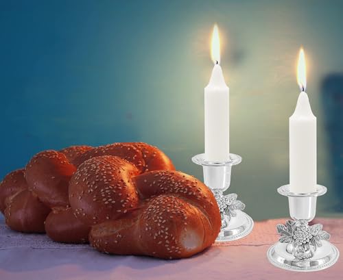 72 Shabbat Candles, 3 Hour White Traditional Shabbos Candle 4 Inch, (72 Pack) Sabbath White Taper Candles - size: 72 Ct. 3HR