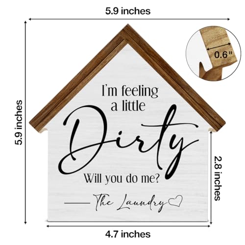 Funny Laundry Room Decor, I'm Feeling a Little Dirty House - color: Dirty
