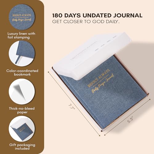 ilohaus Undated Bible Journal Bundle for Women and Men, 2-Pack Daily Devotional Notebooks with Prayer, Scripture, Gratitude Prompts, 8.5 x 5.5 Inches – Thoughtful Christian Catholic Gift