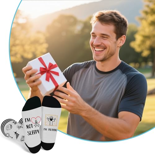 Christian Gifts, Religious Gifts for Men, Bible Verse Pastor Gift, Easter Inspirational Baptism faith Gift, Encouragement Birthday Presents, Christian Jesus Socks