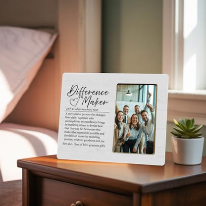 Difference Maker Definition Gifts Picture Frame, Difference Maker Gifts Picture Frame for Employees Coworker Colleage - color: Difference