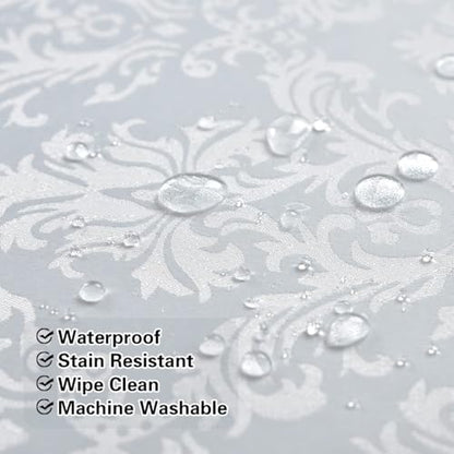 SASTYBALE White Jacquard Cloth Napkins 20 x 20 Inch Set of 4 - color: A-white, size: 20" x 20" (Set of 4)