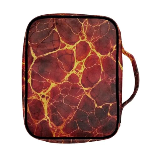 Coldinair Fire Bible Cover Case for Men Women,Bible Bags Book Covers Kids Scripture Carrying Case with Handle and Pocket,Bible Book Carrying Case Tote Handbag - color: Fire