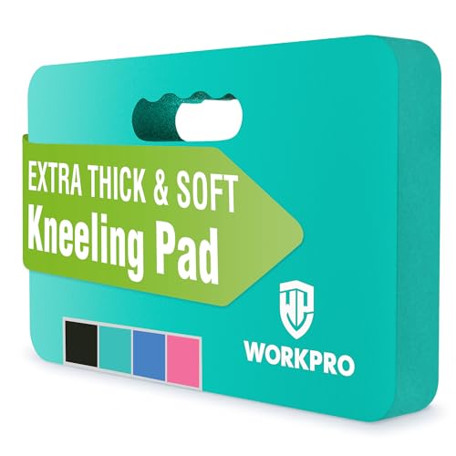 WORKPRO Extra Thick Kneeling Pad, Soft NBR Foam Cushioning for Knees - color: Robin's Egg Blue, size: 1 Pack