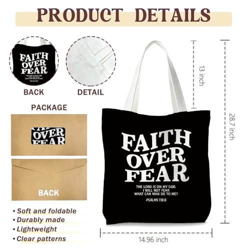 Bible Tote Bags Cute Christian Preppy Canvas Tote Bag Christian Gifts for Women Reusable Shopping Bags(Parent) - color: Bible-9
