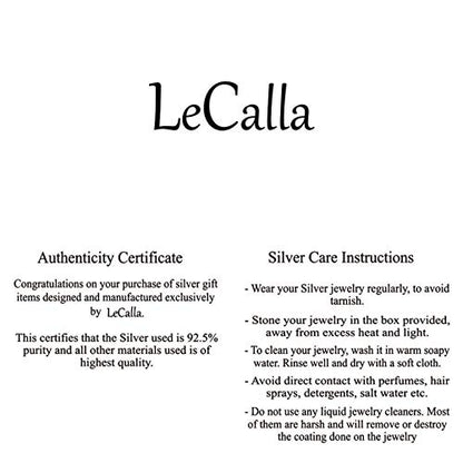 LeCalla 925 Sterling Silver Long Drop Earrings for Women | Lightweight Long Tassel Chain Threader Drop Dangle Earring for Women - color: Cross Threader