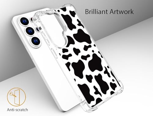 for Samsung Galaxy S26 Ultra Case - Black Cow Print - color: Black Cow Print, size: Galaxy S26 Ultra