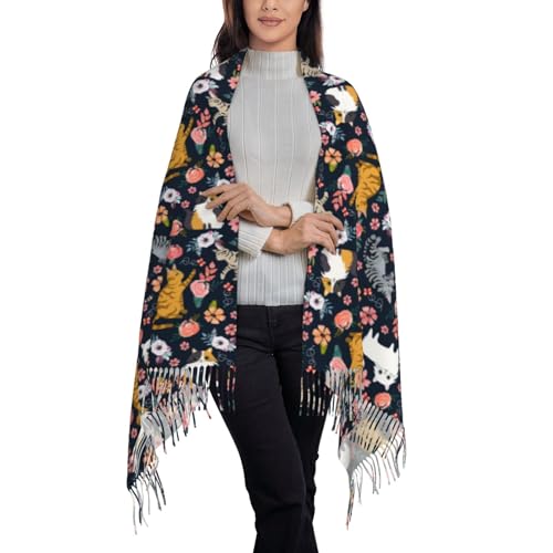 Prayer Shawls and Wraps for Women, Jesus Christian Gifts Bible Scarf Super Soft Fashion Shawl With Tassel - color: Black1