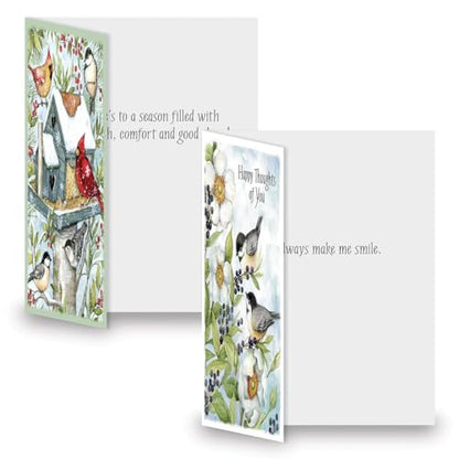 Current Susan Winget Garden Assorted Cards with Envelopes All Occasion - 20 Pack, Large 5" x 7" Cards with Sentiments, Variety of Get Well, Sympathy, Birthday, Anniversary & Thinking of You - color: Garden