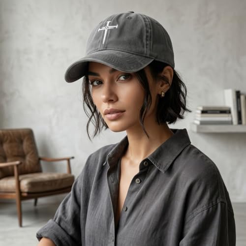 Funny Embroidered Baseball Cap Unisex - color: Pigment Gray1