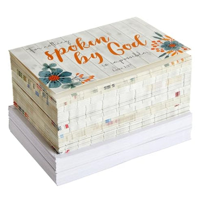 BEST PAPER GREETINGS Inspirational Cards with Envelopes - 180 Pack, 4 x 6 in, 6 Floral Designs - Christian Greeting Cards with Scripture Encouragement & Bible Verse Notes - size: 180-pack