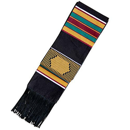 Endea Graduation Premium Adult Kente Stole - Sash with Tassel Ends Unisex