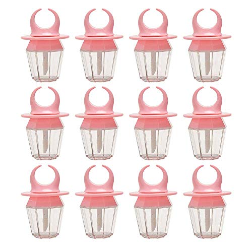 10 Pcs 8ml Pink Empty Lip Gloss Tube Bottle Diamond Ring Shape Plastic Refillable Lipgloss Tube Container Clear Lip Glaze Tube Wand Brush Lip Oil Vials DIY Cosmetic Lipstick Tube Makeup Tool