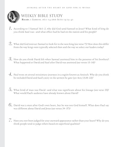 Seeking After the Heart of God for 52 Weeks: A Bible Study on the Life of David