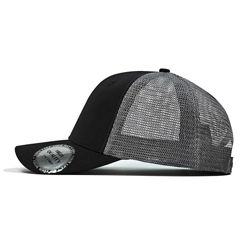 Christian Hats for Men Women,Jesus 3 Nail Cross Hat Christian Religious Gifts for Birthday/Christmas - color: 01.black-silver