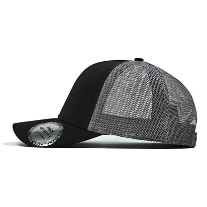 Christian Hats for Men Women,Jesus 3 Nail Cross Hat Christian Religious Gifts for Birthday/Christmas - color: 01.black-silver