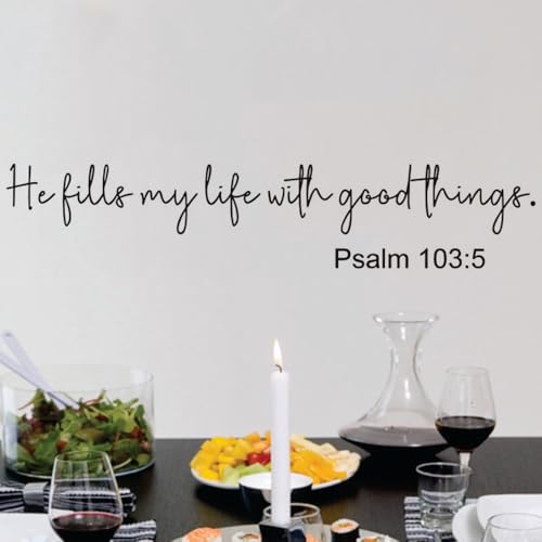 Bible Verse Wall Decals Inspirational Quote Wall Stickers Religious Vinyl Art Wall Decor
