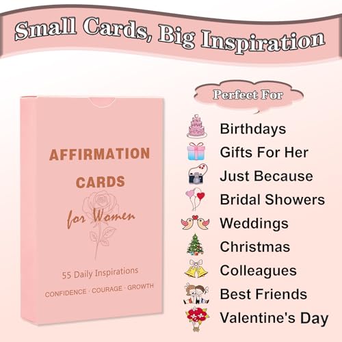 Lapsia Positive Affirmation Cards for Women - Daily Motivation - color: Bloom
