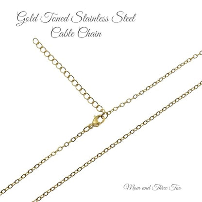 Little Girls Gold Cross Necklace with Crystal Pearl | 14" Plus 2" Extender Chain | Gift for Goddaughter | Baptism Jewelry | First Communion Gift