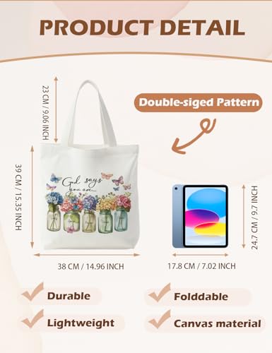 Bible Bags for Women, Christian Tote Bag, Gifts for Christian Women - color: God Says