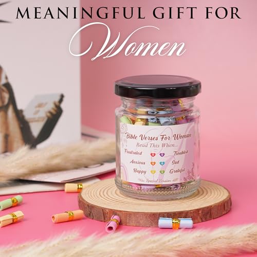 Bible Verse Jar For Women, Mothers Day Gifts for Mom - color: Bible Jar For Woman