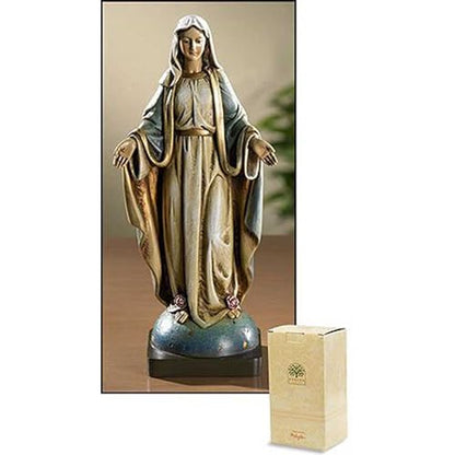 Avalon Gallery Catholic Saints Figurine - Toscana Collection Religious Statue, 8.25" H, Our Lady of Grace - color: Our Lady of Grace