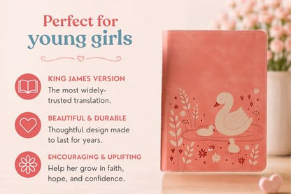 My First Real Bible (Girls' Cover): King James Version