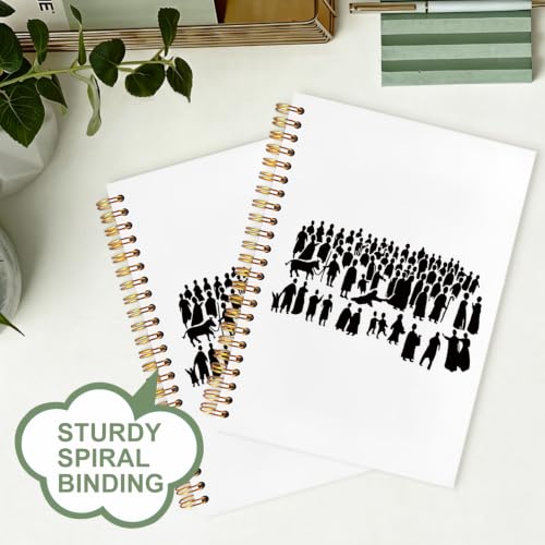Bible Notebook,Healling of The Woman Inspirational Christian Church Hardcover Spiral Notebook Gifts,5.5x8.3 Inch - color: White-healling of the Woman