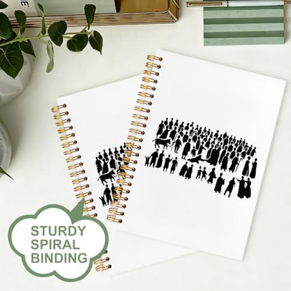 Bible Notebook,Healling of The Woman Inspirational Christian Church Hardcover Spiral Notebook Gifts,5.5x8.3 Inch - color: White-healling of the Woman