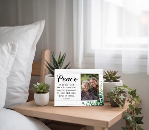 Christian Picture Frames for Women - color: Psalm 4:8