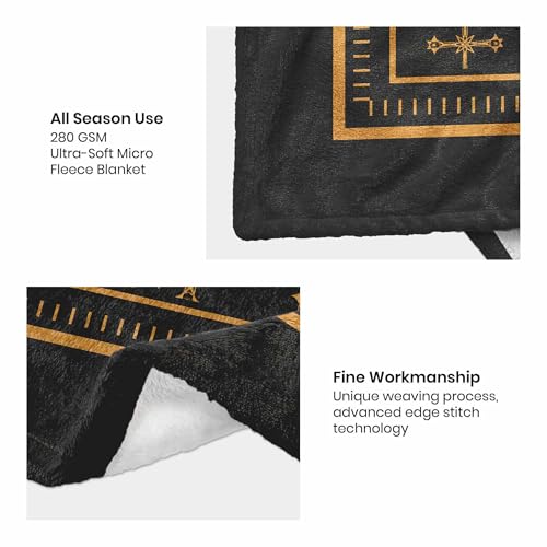 Christian Gifts Blanket 60"x50" Man of God Gift for Men - color: Christian