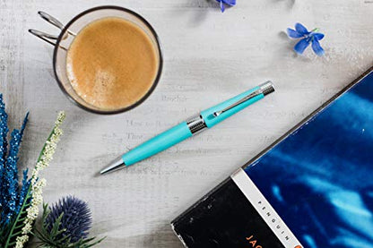 Cross Beverly Refillable Ballpoint Pen, Medium Ballpen, Includes Premium Gift Box - Sea Foam Pearlescent Lacquer - color: Pearlescent Lacquer - Sea Foam, style: Ballpoint Pen