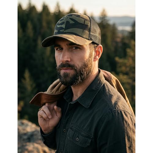 Christian Hats for Men Women,Jesus Cross Hat Christian Religious Gifts for Birthday/Christmas - color: 391.camo-9
