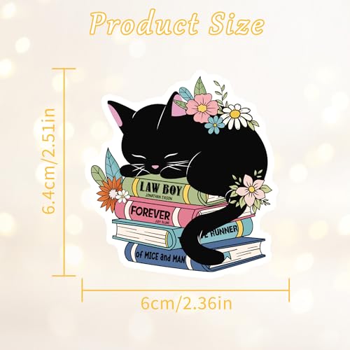100 Pcs Book Lover Stickers, Cute Reading Bookish Aesthetic Stickers - color: Book Lover Reading