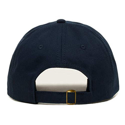 Faith is Greater Than Fear Baseball Hat, Embroidered Dad Cap, Unstructured Adjustable Strap Back (Multiple Colors) - color: Navy