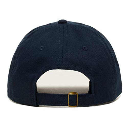 Faith is Greater Than Fear Baseball Hat, Embroidered Dad Cap, Unstructured Adjustable Strap Back (Multiple Colors) - color: Navy