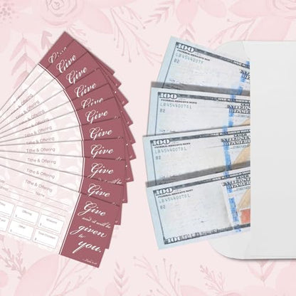 Eaasty 200 Pcs Church Offering Envelopes Bill Size Donation,Simple Style - style: Simple Style