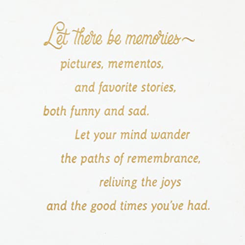 Hallmark Sympathy Card (Let There Be Memories) - color: Modern Floral