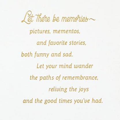 Hallmark Sympathy Card (Let There Be Memories) - color: Modern Floral